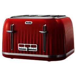 Breville Impressions VTT783 4 Slice Toaster in Venetian Red